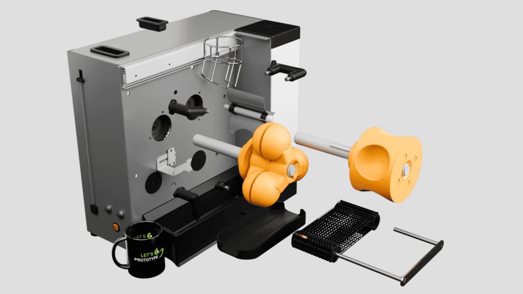 prototipo de maquina de zumos