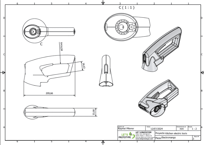 planos de diseño de prototipos