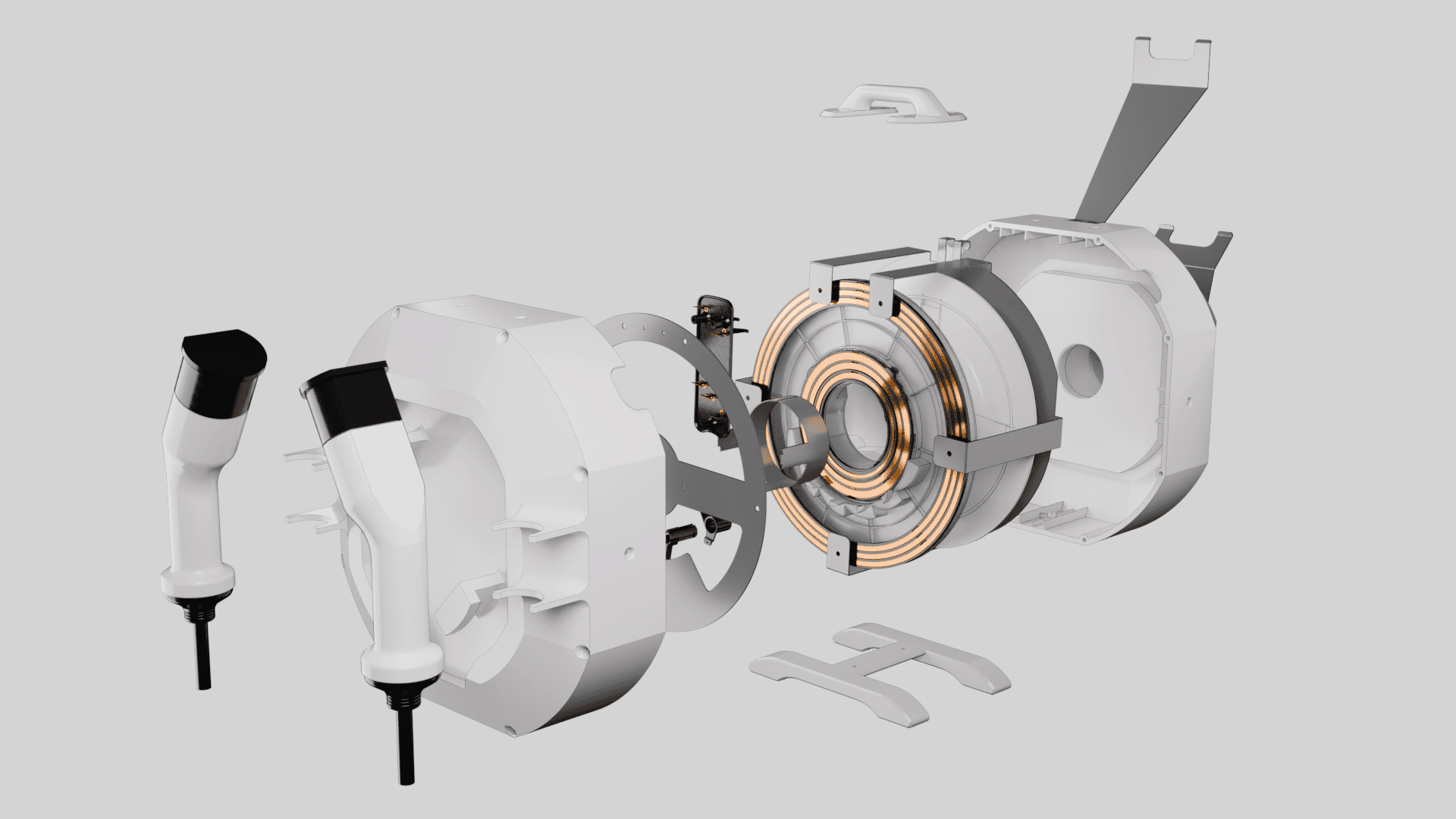 recogedor de cables para teslas