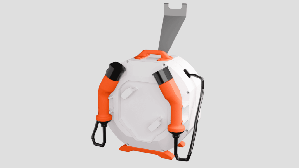 rcogedor portatil de cables