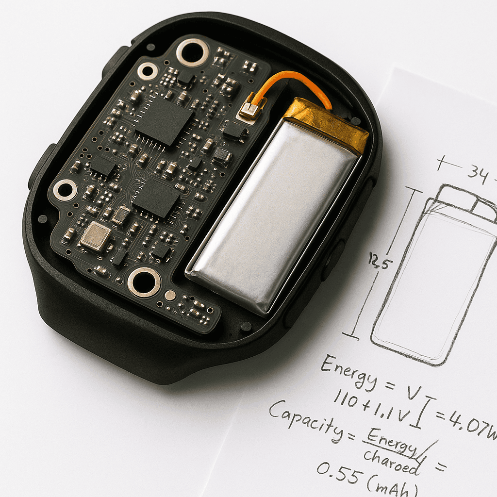 bateria para wearable